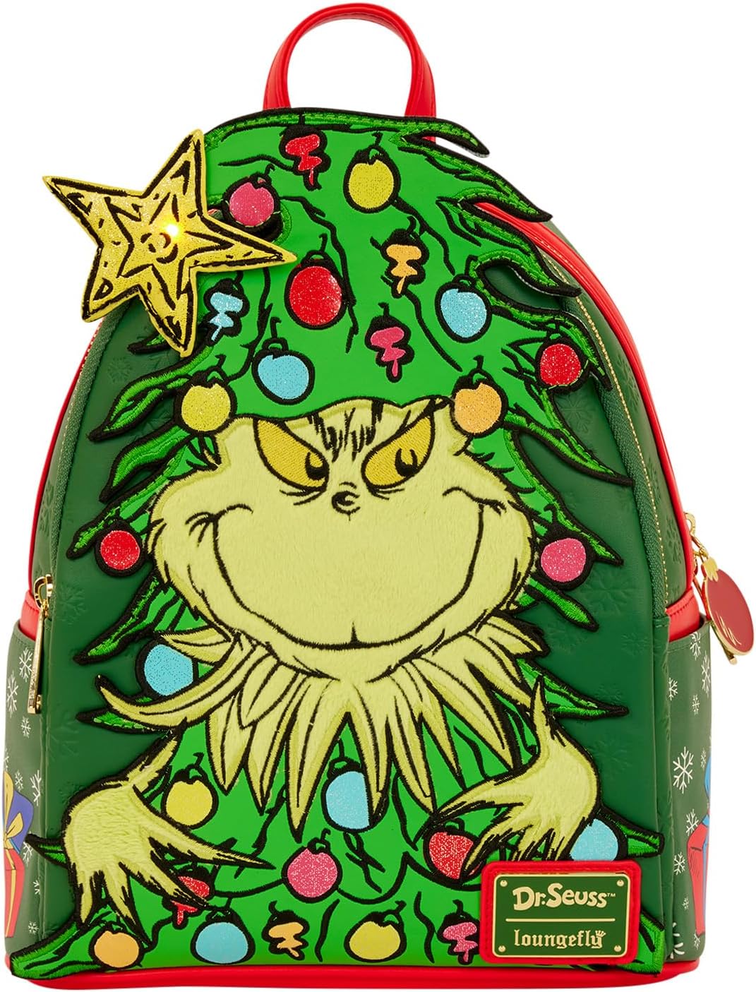 Dr. Seuss By Loungefly Mini Backpack Grinch Holiday