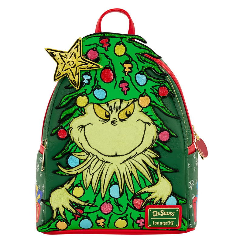 Dr. Seuss By Loungefly Mini Backpack Grinch Holiday