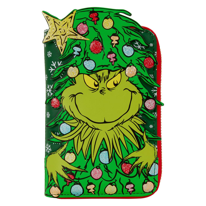 Dr. Seuss By Loungefly Wallet Grinch Holiday