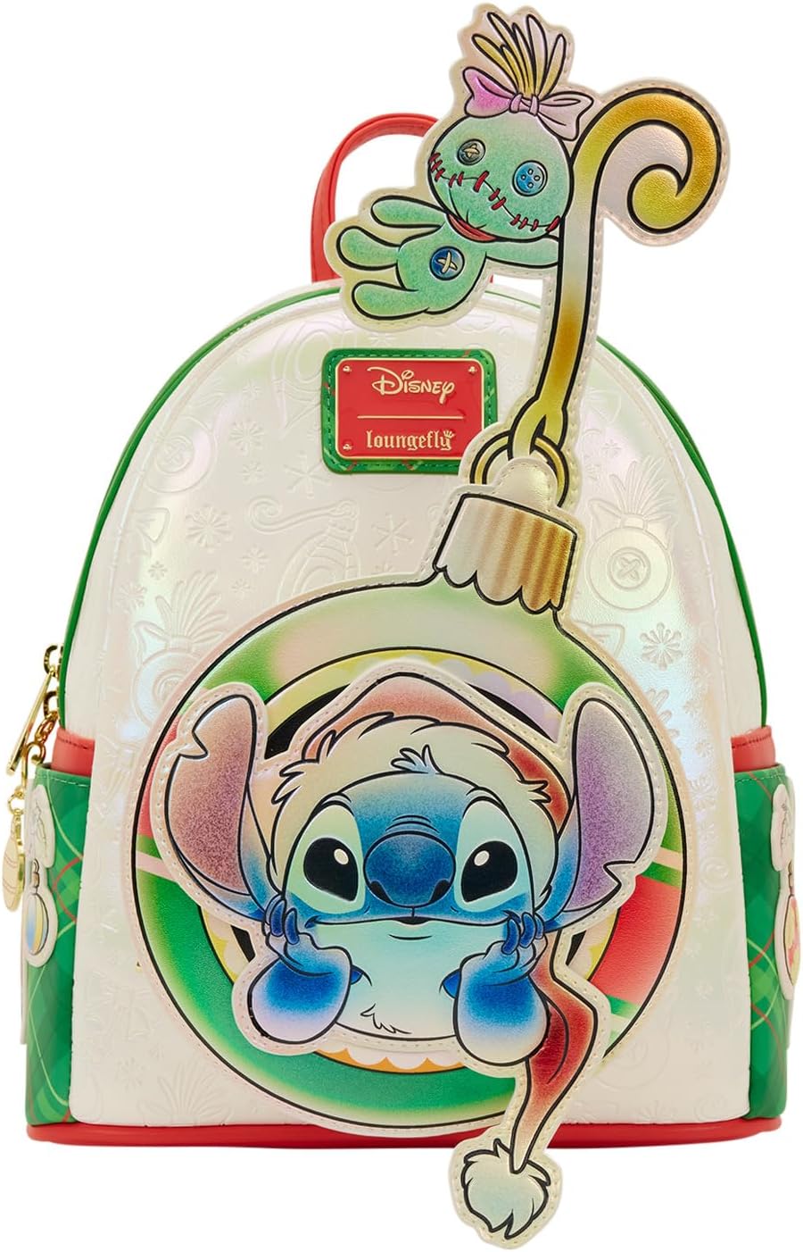 Disney By Loungefly Mini Backpack Lilo And Stitch Holiday