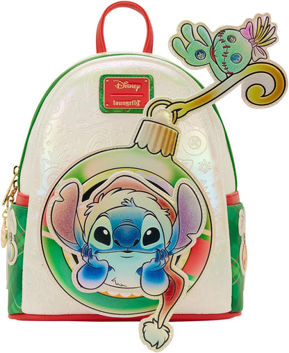 Disney By Loungefly Mini Backpack Lilo And Stitch Holiday