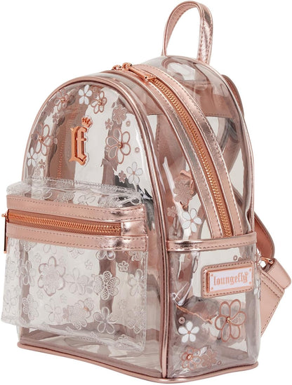 Loungefly Clear Floral Mini Backpack