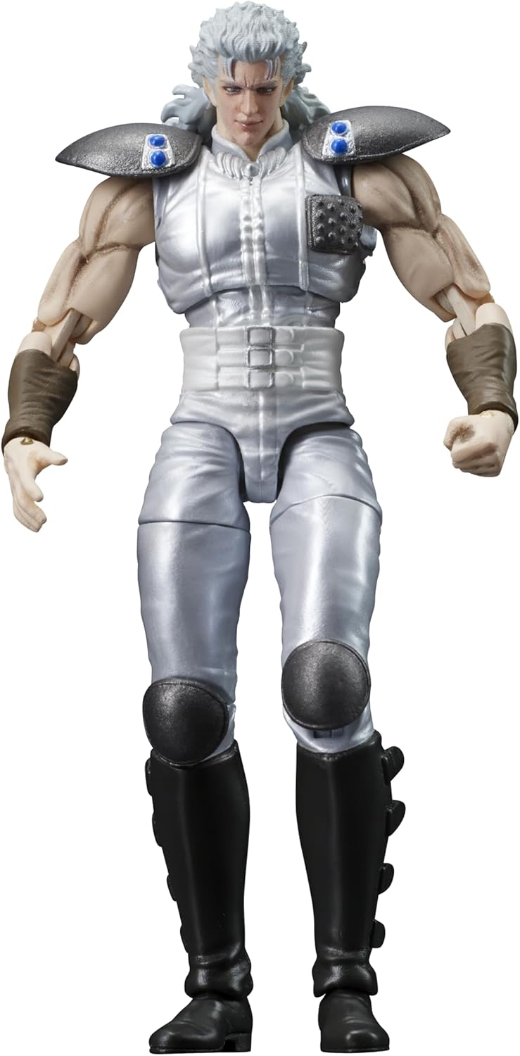 ディーアイジー(DIG) DIGACTION Faust of The North Star Judah & Ray (Graues Haar) Set, Gesamthöhe ca.3,1 Zoll (80 mm), nicht kalk, PVC, vorgemalte Actionfigur
