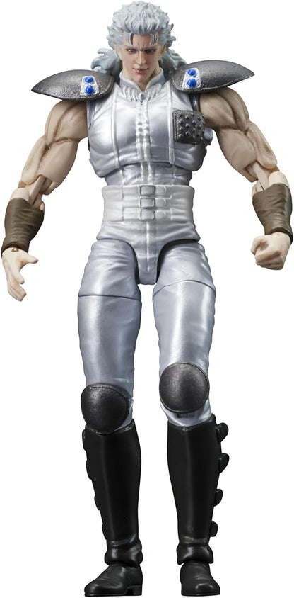 ディーアイジー(DIG) DIGACTION Faust of The North Star Judah & Ray (Graues Haar) Set, Gesamthöhe ca.3,1 Zoll (80 mm), nicht kalk, PVC, vorgemalte Actionfigur