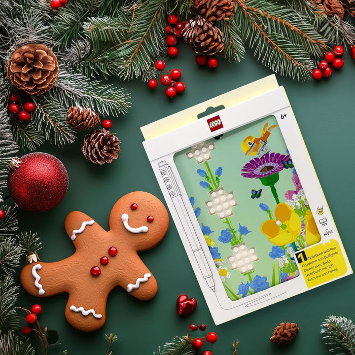 IQ LEGO Stationery Botanical Reclaim & Recycle Notizbuch gepunktet mit Gelschreiber (53502