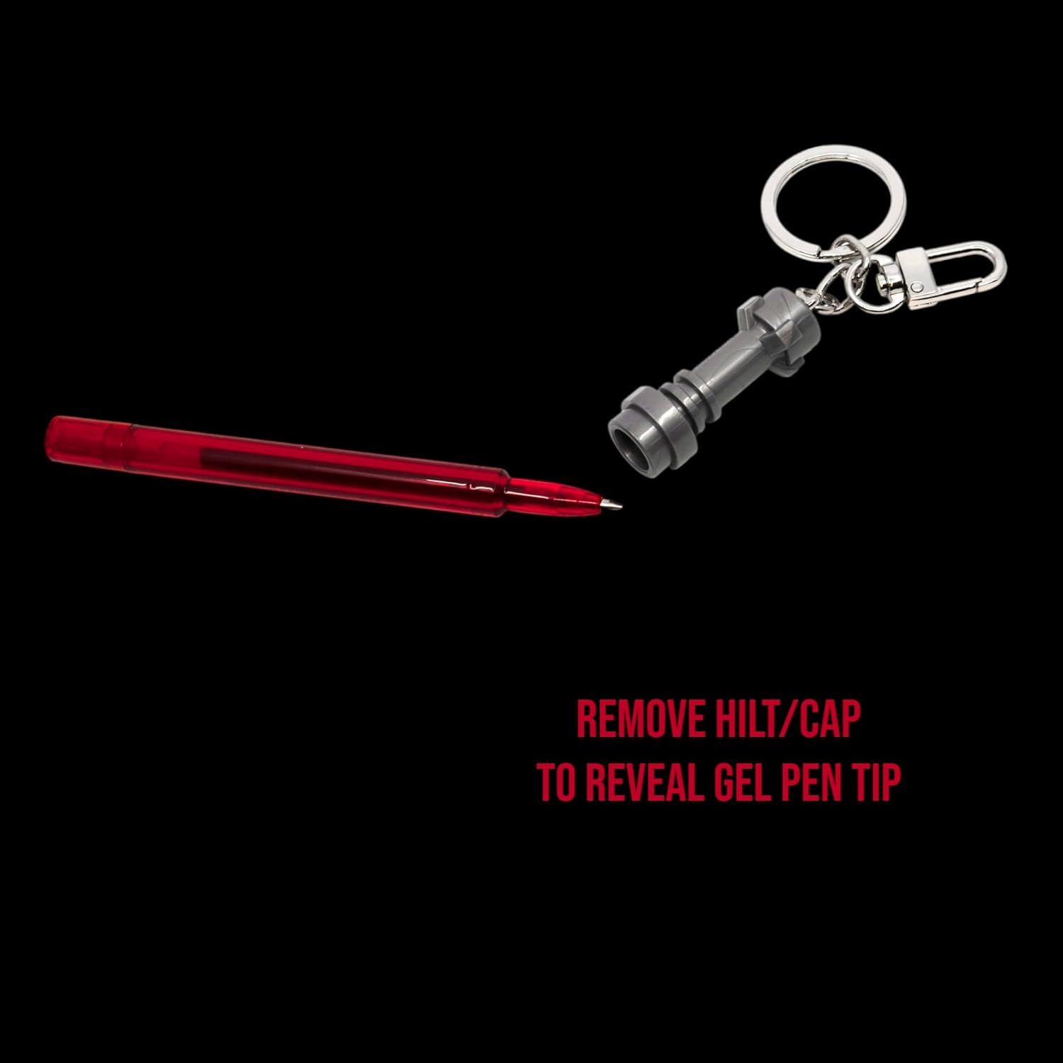 IQ LEGO Star Wars Lightsaber Gel Pen with Clip - Red (53509