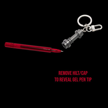 IQ LEGO Star Wars Lightsaber Gel Pen with Clip - Red (53509