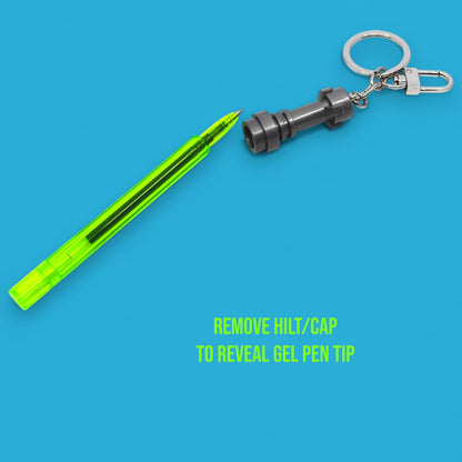 IQ LEGO Star Wars Lightsaber Gel Pen with Clip - Lime (53512