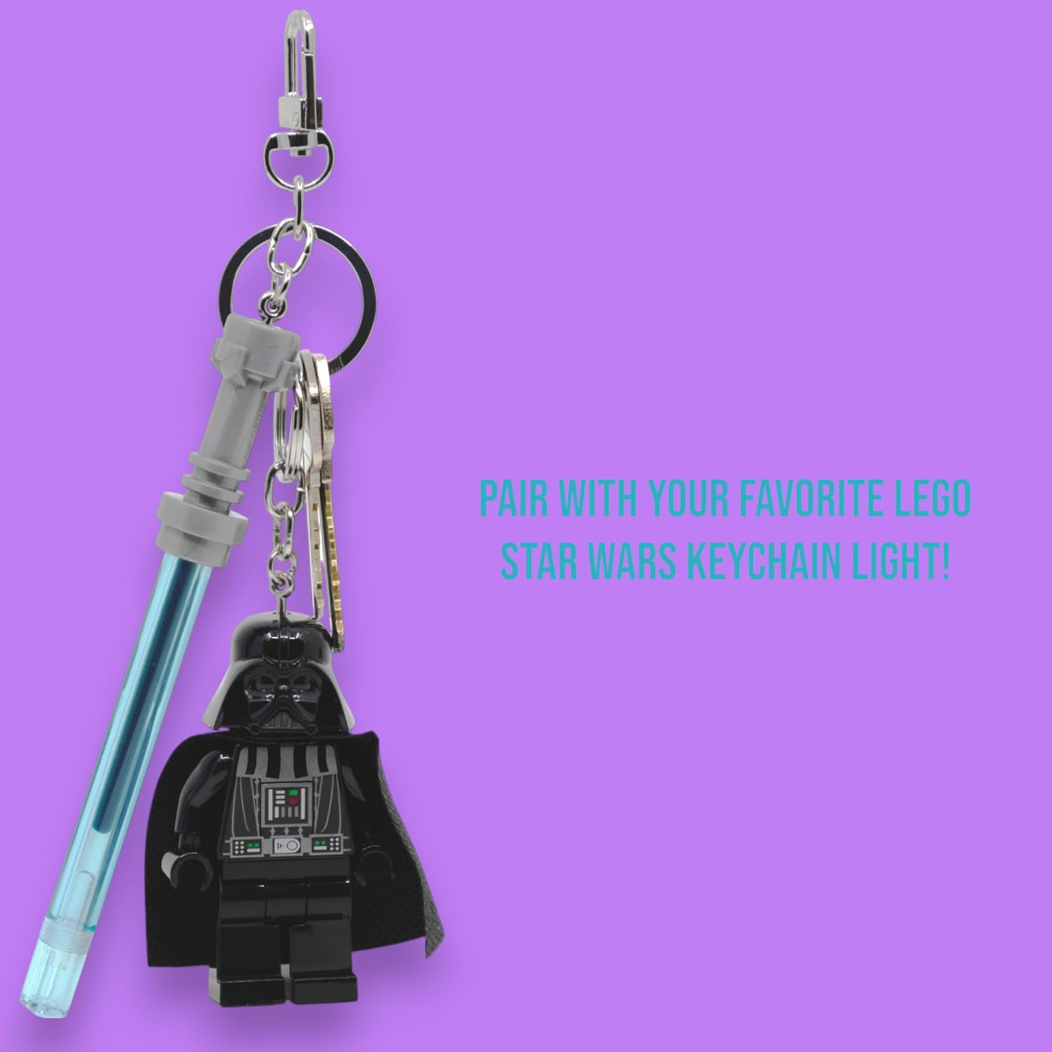 IQ LEGO Star Wars Lightsaber Gel Pen with Clip - Azur (53514