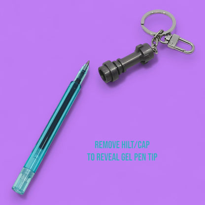 IQ LEGO Star Wars Lightsaber Gel Pen with Clip - Azur (53514