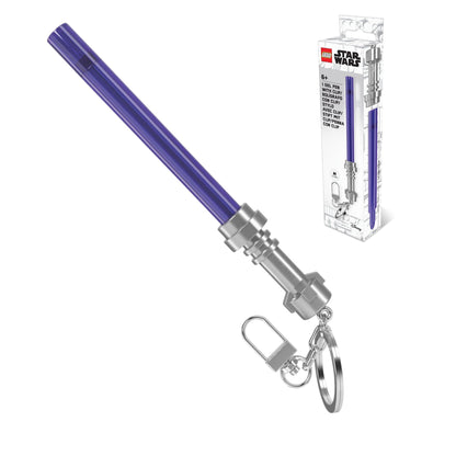 IQ LEGO Star Wars Lichtschwert-Gelschreiber mit Clip, Violett (53516