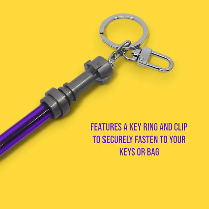 IQ LEGO Star Wars Lichtschwert-Gelschreiber mit Clip, Violett (53516