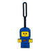 Lego Minifigures Bag Tag - Blue Spacebaby (53650), Silicone, Luggage tag for Travel, Vacation, Cruise, School Backpack Charm