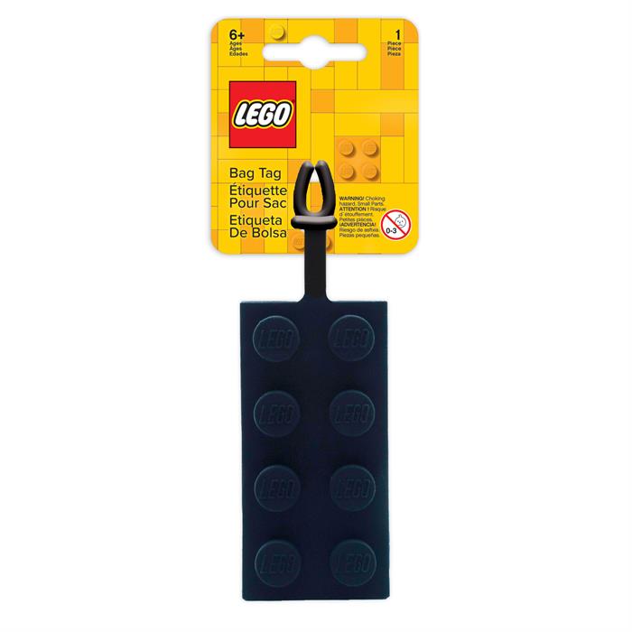 LEGO Bag Tag 2x4 - Black