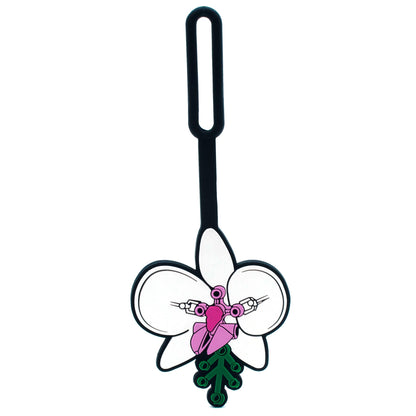 Lego Taschenanhänger – Botanische Orchidee (53660), Silikon-Gepäckanhänger, Urlaub, Kreuzfahrt, Koffer-Identifikation