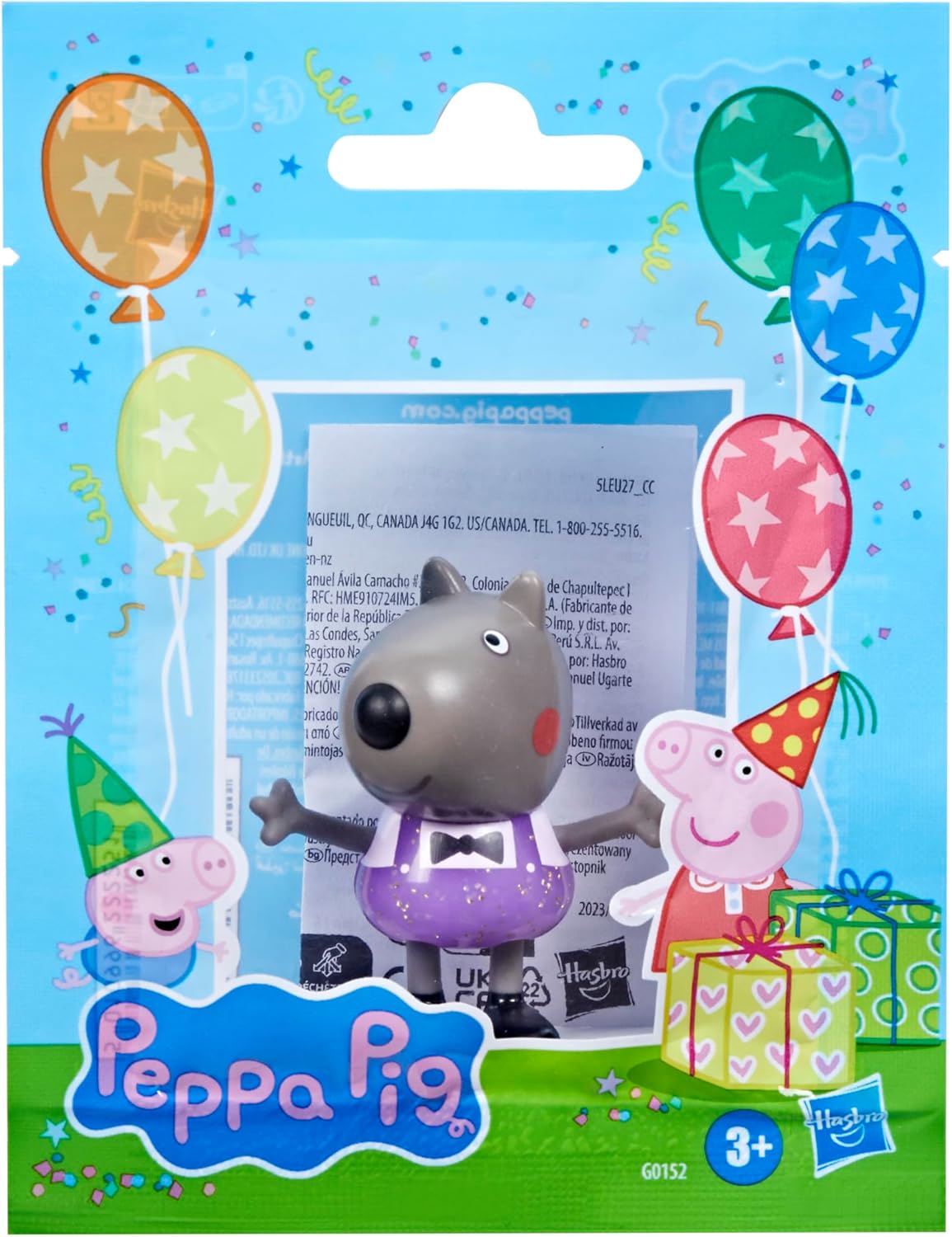 Peppa Pig Peppa’s Party Friends Figure (One-Supplied), Pink