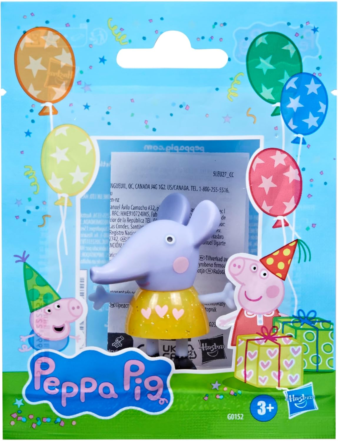 Peppa Pig Peppa’s Party Friends Figure (One-Supplied), Pink