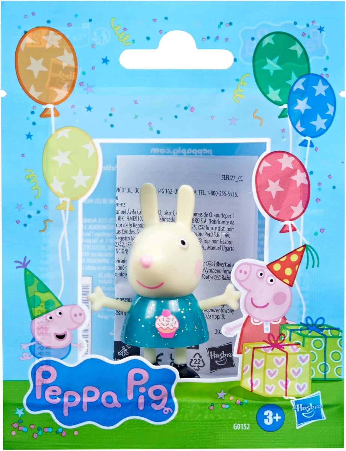 Peppa Pig Peppa’s Party Friends Figure (One-Supplied), Pink