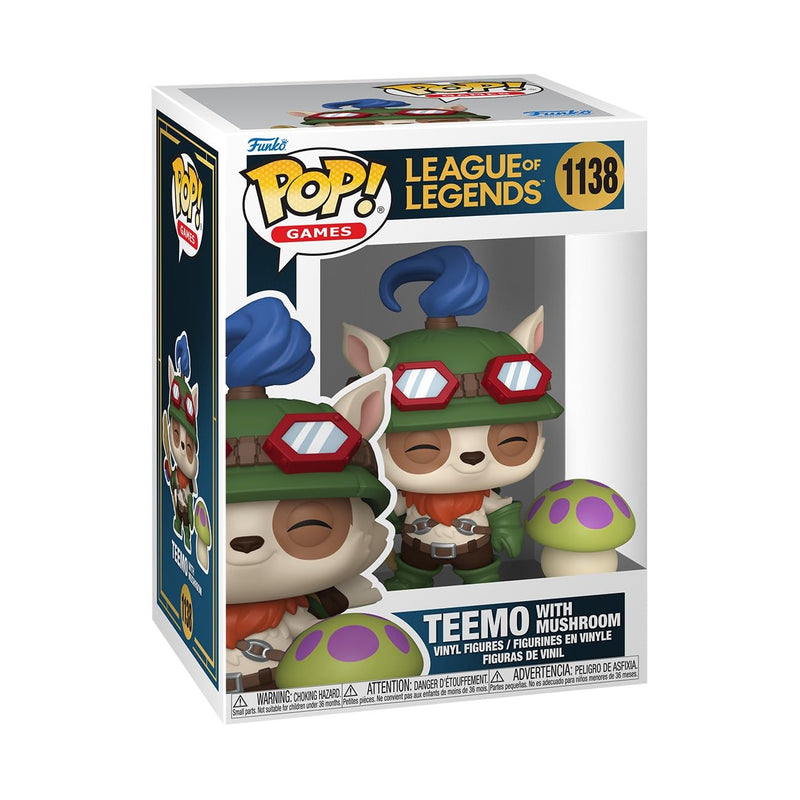 Funko Pop! & Buddy: LOL - Teemo mit Shroom - League of Legends - Vinyl-Sammelfigur - Geschenkidee - Offizielle Handelswaren - Spielzeug Für Kinder und Erwachsene - Video Games Fans