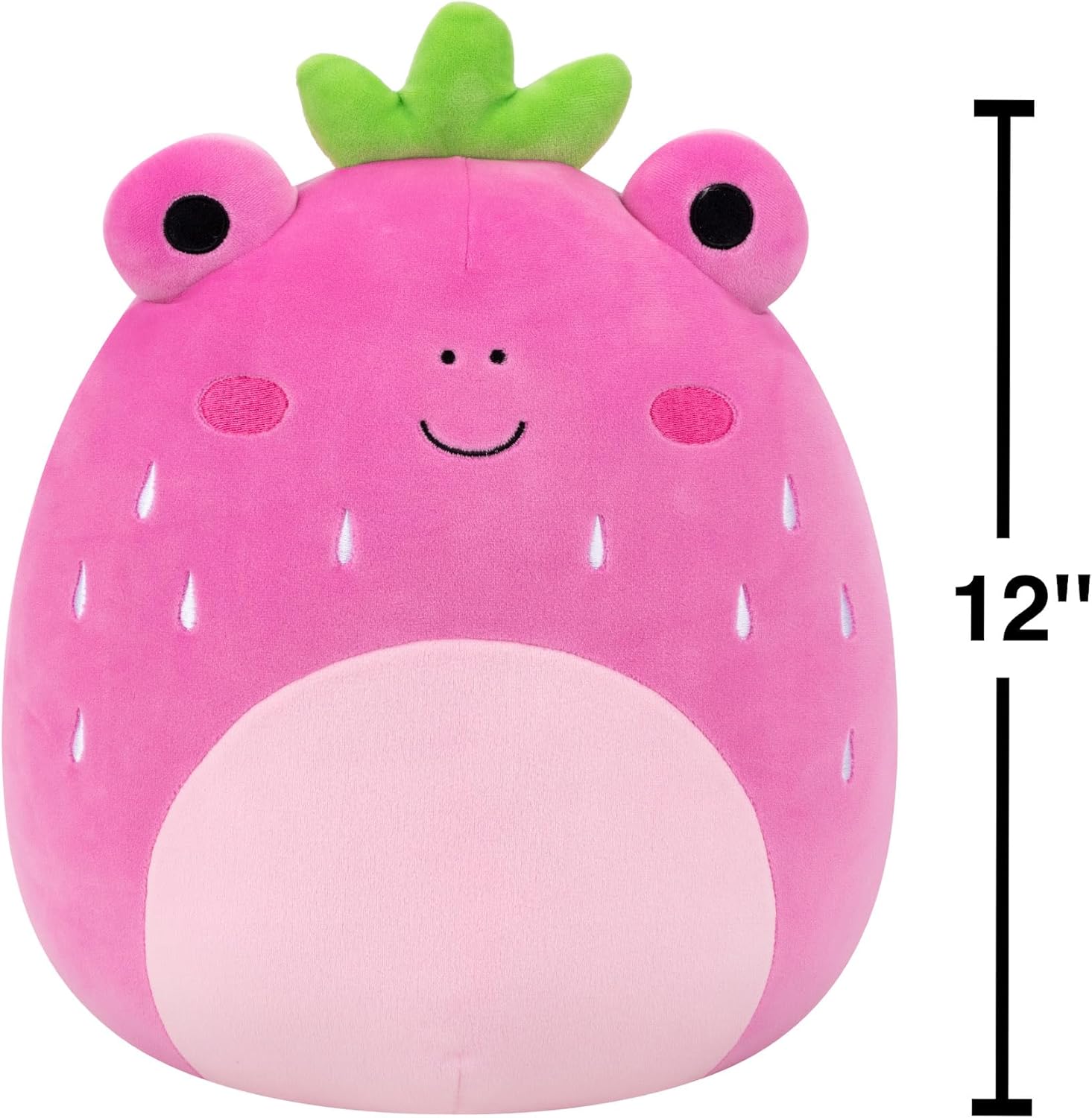 Squishmallows SQCR08606 - Adabelle der Erdbeerfrosch 30 cm, offizielles Jazwares Plüsch, superweiches Kuscheltier