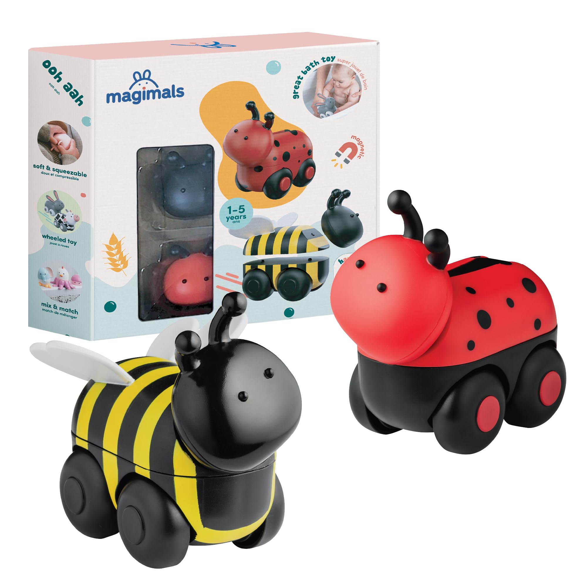 Clics - Magimals Wheely Insects Box - 6dlg.