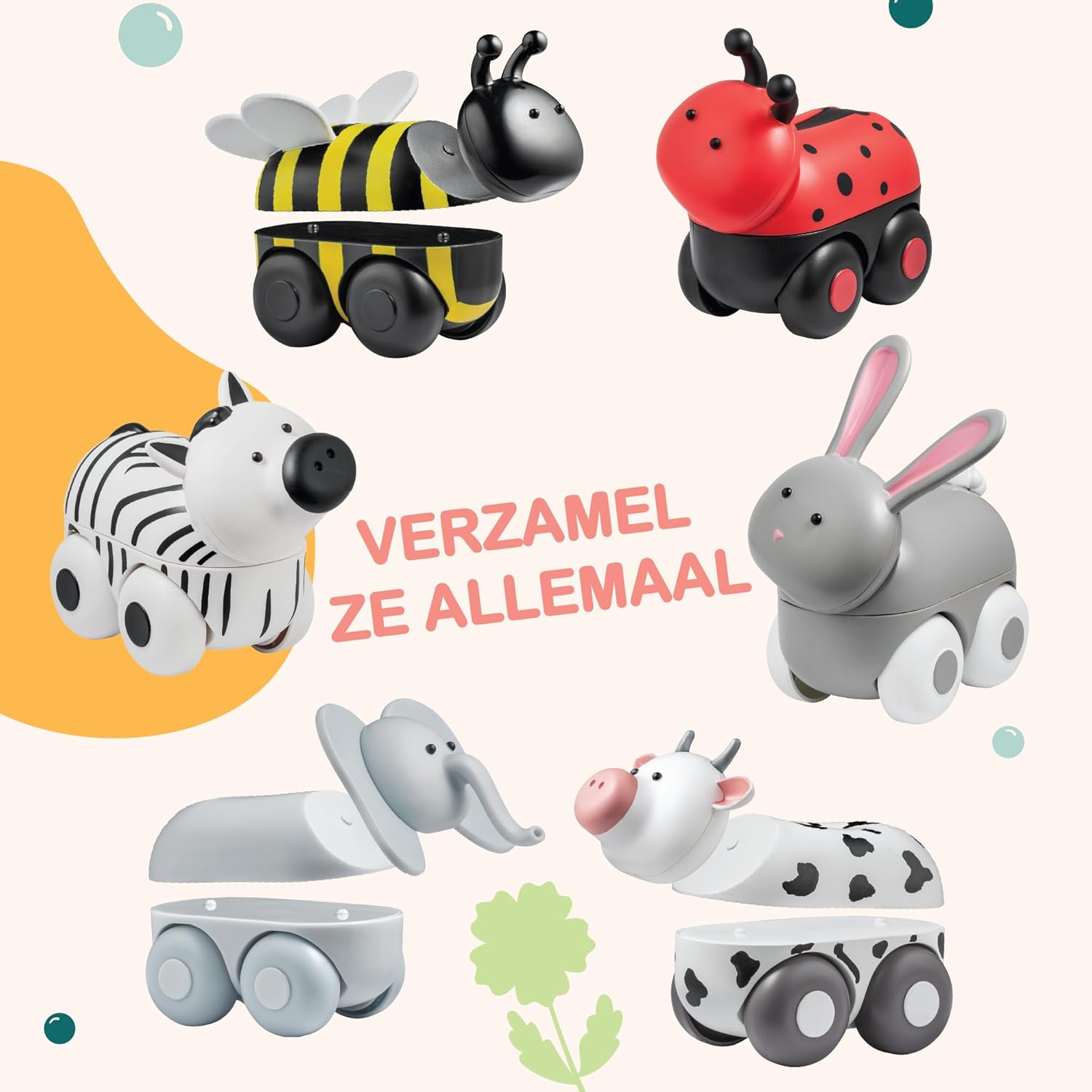 Clics - Magimals Wheely Insects Box - 6dlg.