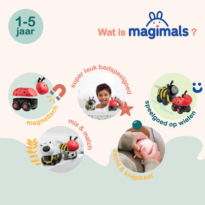 Clics - Magimals Wheely Insects Box - 6dlg.