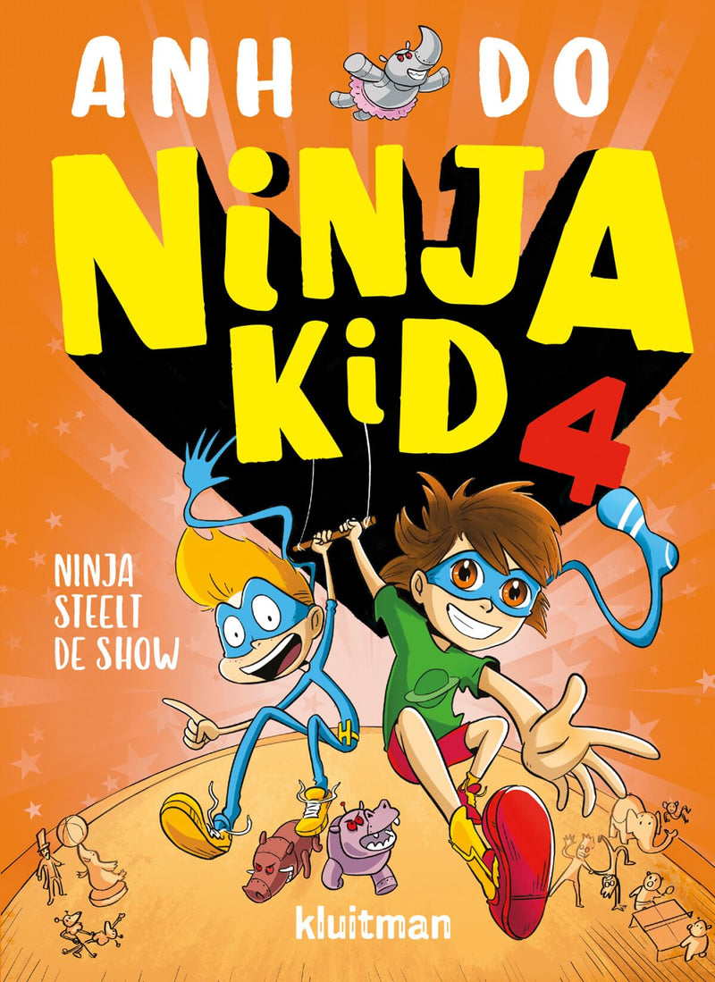 Uitgeverij Kluitman - Ninja Kid 4 - Ninja steelt de show