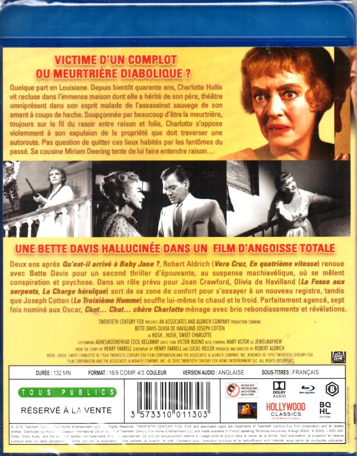 Chut Chere Charlotte Sous Titres Francais/Blu-Ray
