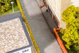 Faller 272310 Premium Road Film Cobblestone Paving Light Grey - Track Width N