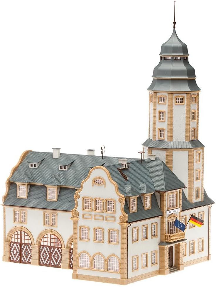 Faller 191835 Town Hall with Fire Station - Track Gauge H0
