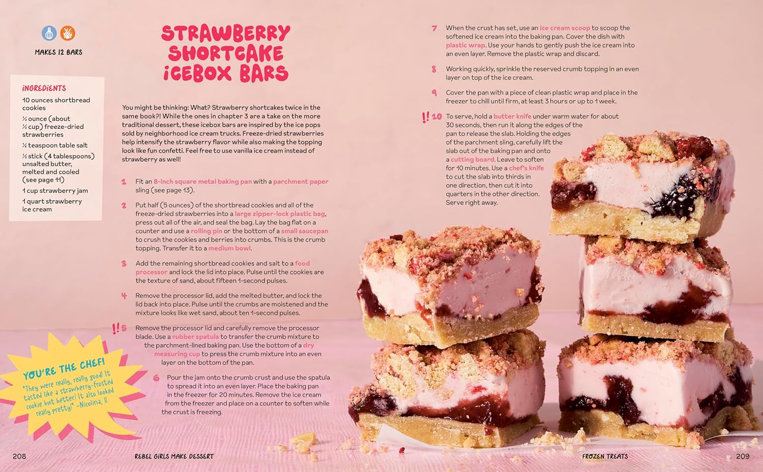 Rebel Girls Make Dessert: Kid-Tested Recipes You Can Make, Bake, and Share!: Kid-tested Recipes for Sweets That You Can Make, Bake, and Share! (Rebel Girls Cookbooks
