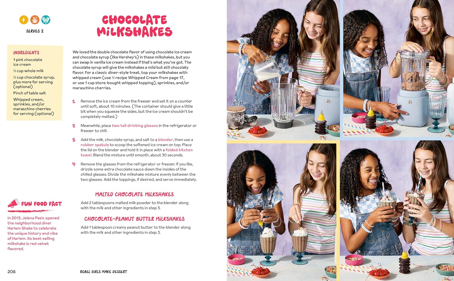 Rebel Girls Make Dessert: Kid-Tested Recipes You Can Make, Bake, and Share!: Kid-tested Recipes for Sweets That You Can Make, Bake, and Share! (Rebel Girls Cookbooks