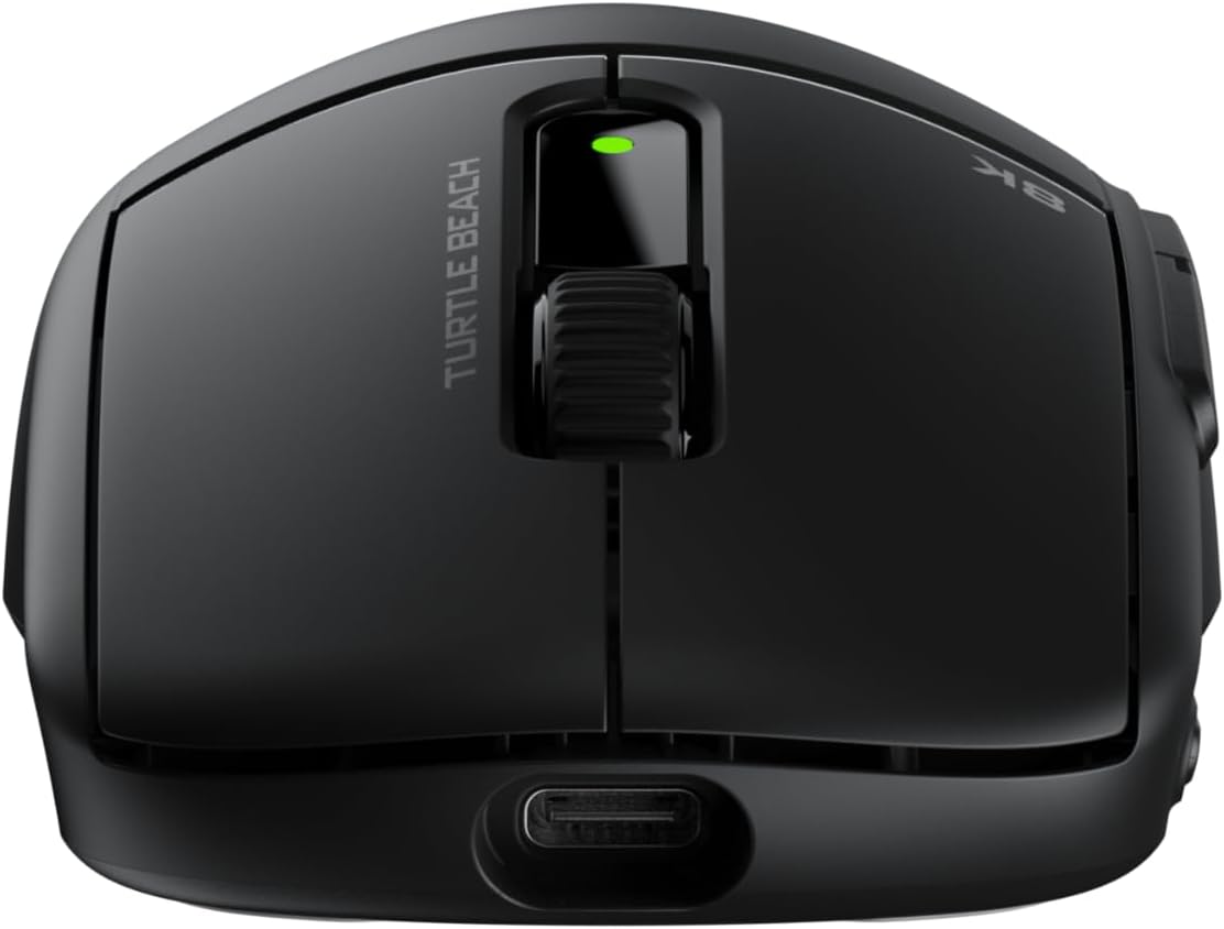Turtle Beach Burst II Pro Black Wireless Esports Gaming Mouse - 8K polling, 57g Ultra Lightweight, 150-hour battery, Optical Switches, Symmetrical, 30K DPI Optical Sensor, 8 programmable inputs
