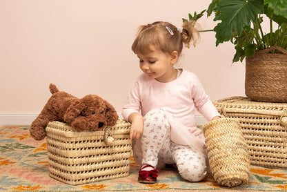 Teddy Hermann 91974 Floppy Dog 28 cm Brown 28 cm, Hund braun