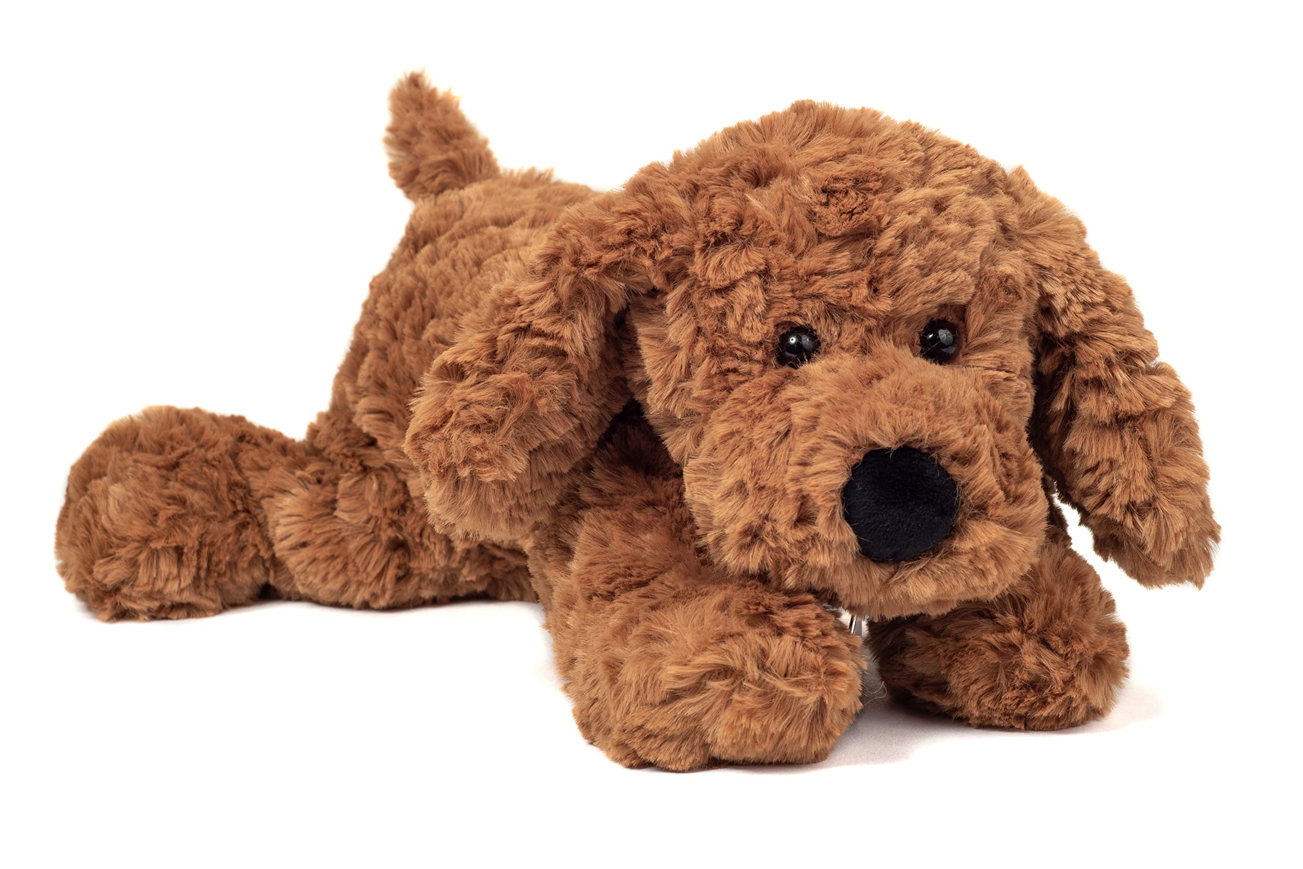 Teddy Hermann 91974 Floppy Dog 28 cm Brown 28 cm, Hund braun
