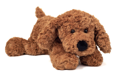 Teddy Hermann 91974 Floppy Dog 28 cm Brown 28 cm, Hund braun