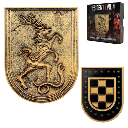 FaNaTtik Resident Evil 4 Salazar Family Insignia Sammlerstück Metall Medaillon