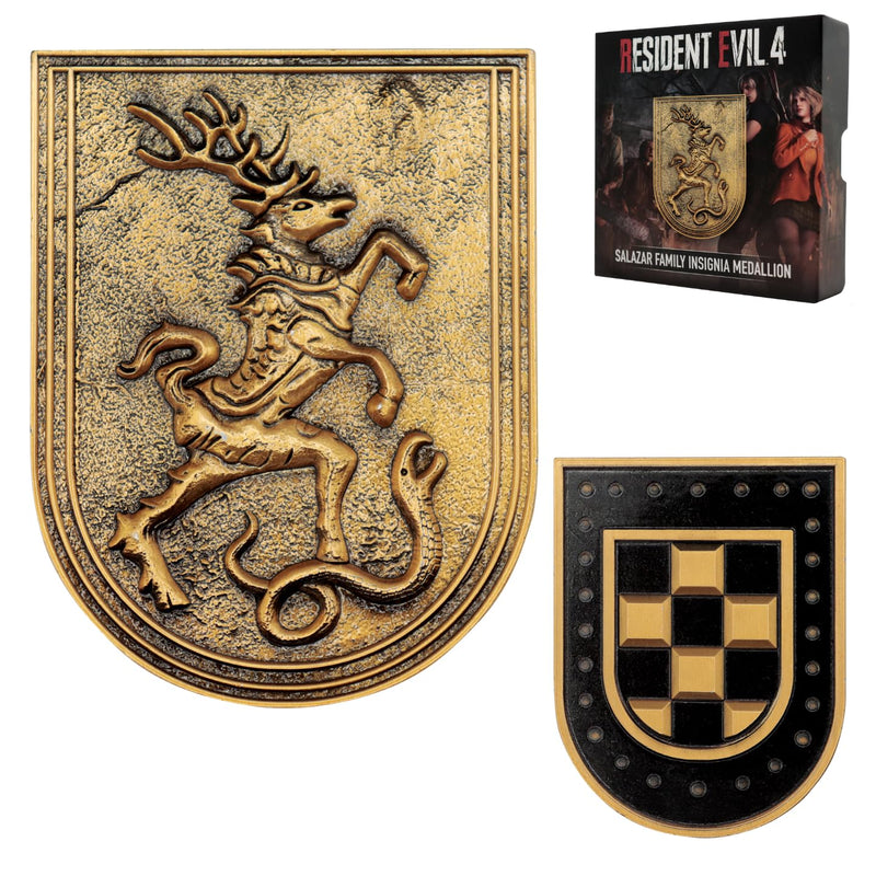 FaNaTtik Resident Evil 4 Salazar Family Insignia Sammlerstück Metall Medaillon