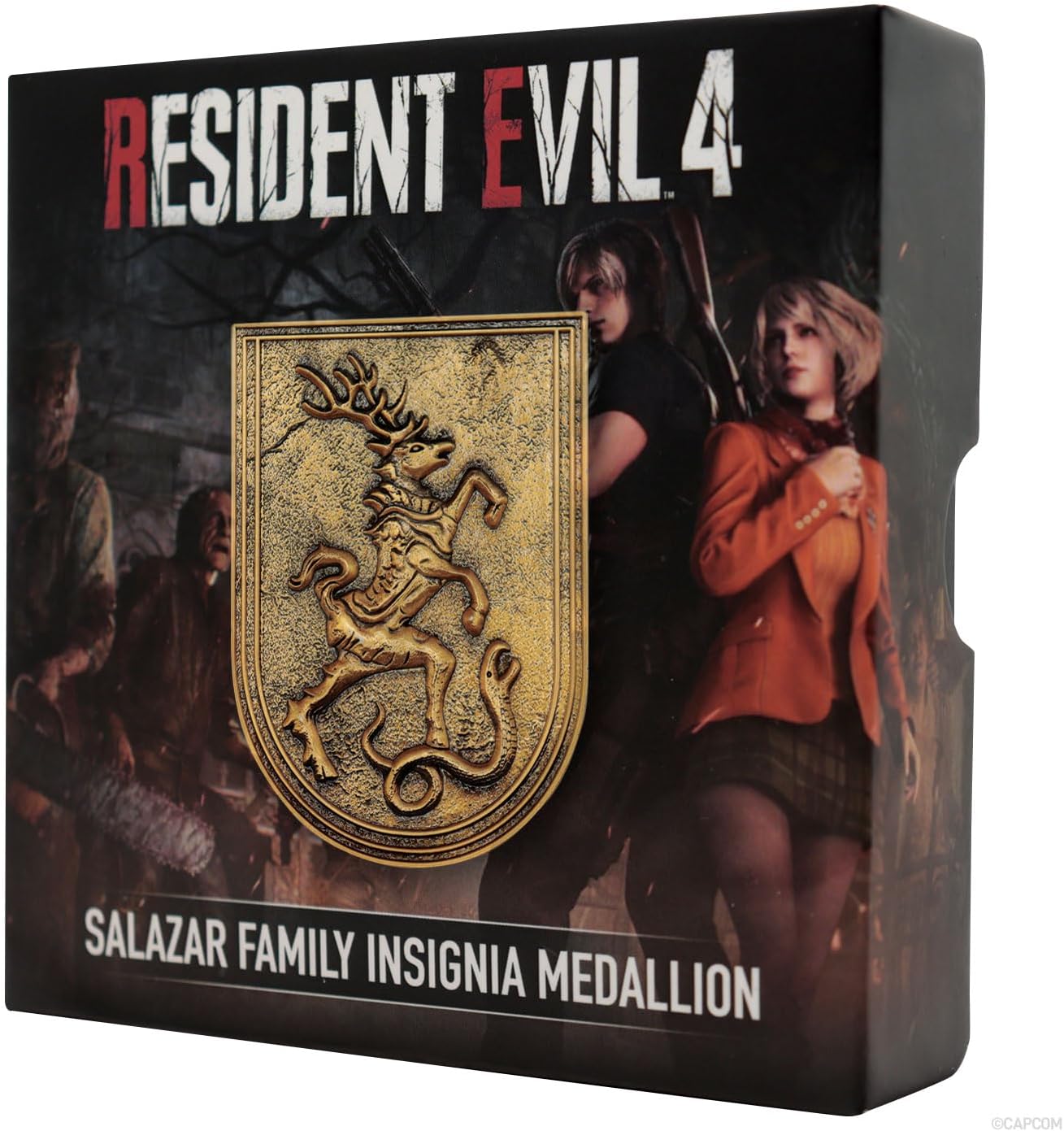 FaNaTtik Resident Evil 4 Salazar Family Insignia Sammlerstück Metall Medaillon
