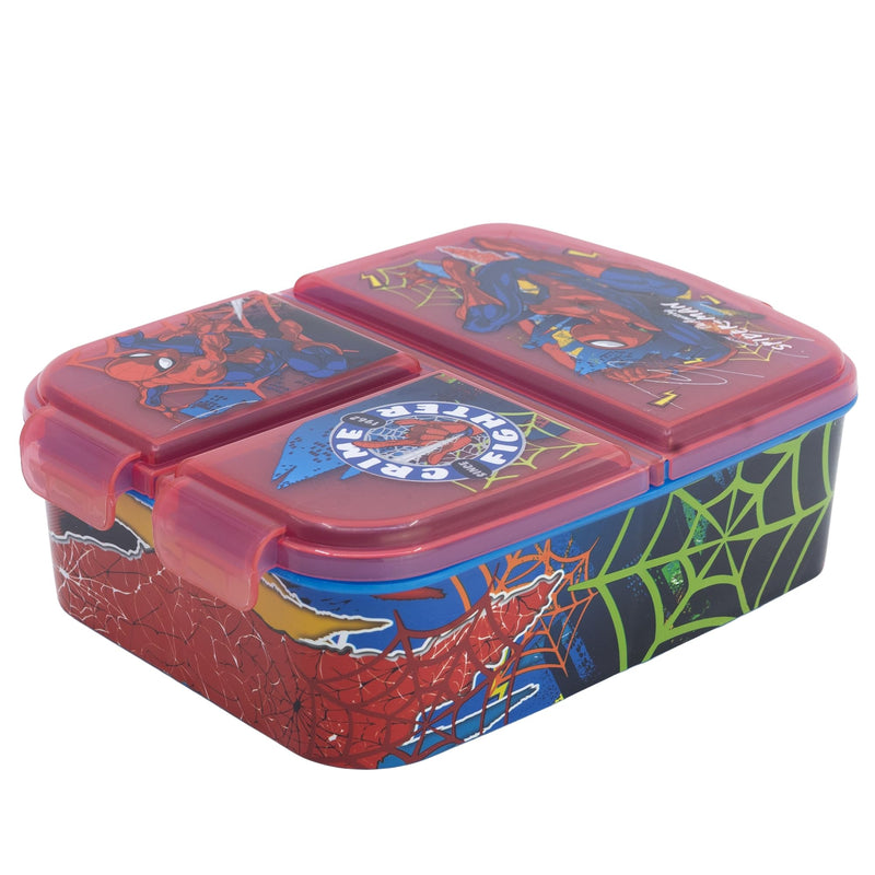 Stor - Multi Compartment Sandwich Box - Spidermann (83520)