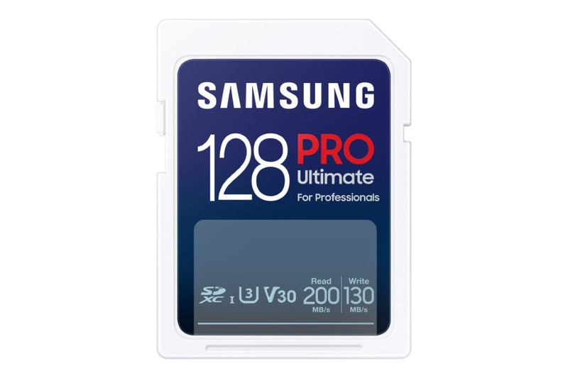 Samsung Memorie PRO Ultimate Scheda SD per Fotografia da 128GB, UHS-I U3, Fino a 200 MB/S (MB-SY128S/WW)
