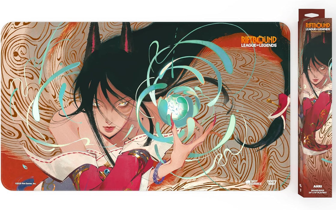 Origins Ahri Playmat: Riftbound League Of Legends