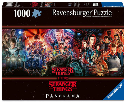 Ravensburger Stranger Things, 1000 piece Panoramic Jigsaw Puzzle for Adults and Kids Age 12 Years Up