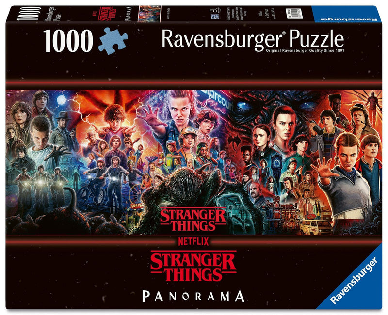 Ravensburger Stranger Things, 1000 piece Panoramic Jigsaw Puzzle for Adults and Kids Age 12 Years Up