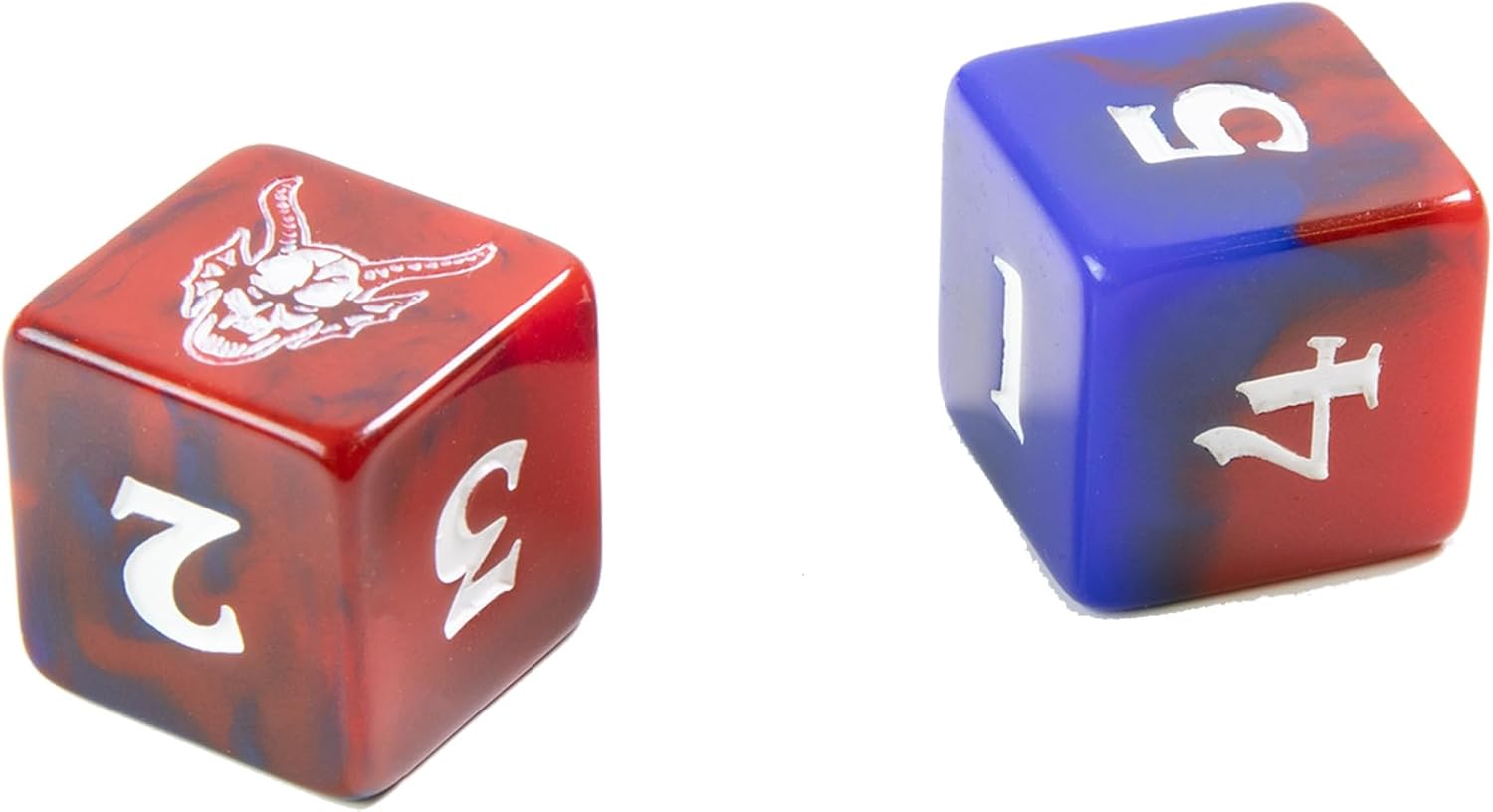 ggs50030ml - D6 dice set 16 mm - stranger things - hellfire club