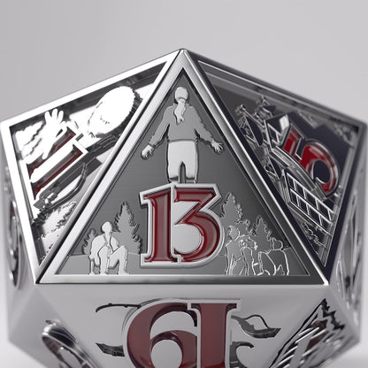 ggs50031ml - Premium Metal Dice D20 - Stranger Things - Hellfire Club