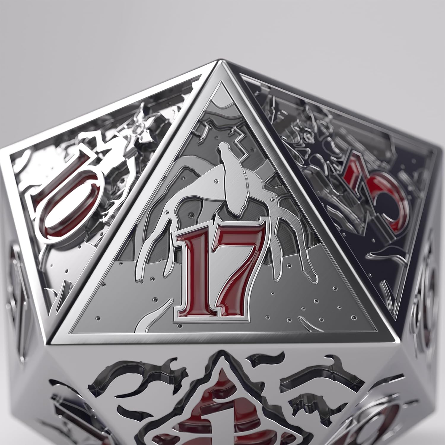 ggs50031ml - Premium Metal Dice D20 - Stranger Things - Hellfire Club