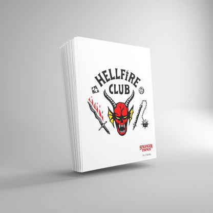 ggs15024ml- 50 Standard Size Sleeves - Stranger Things - Hellfire Club