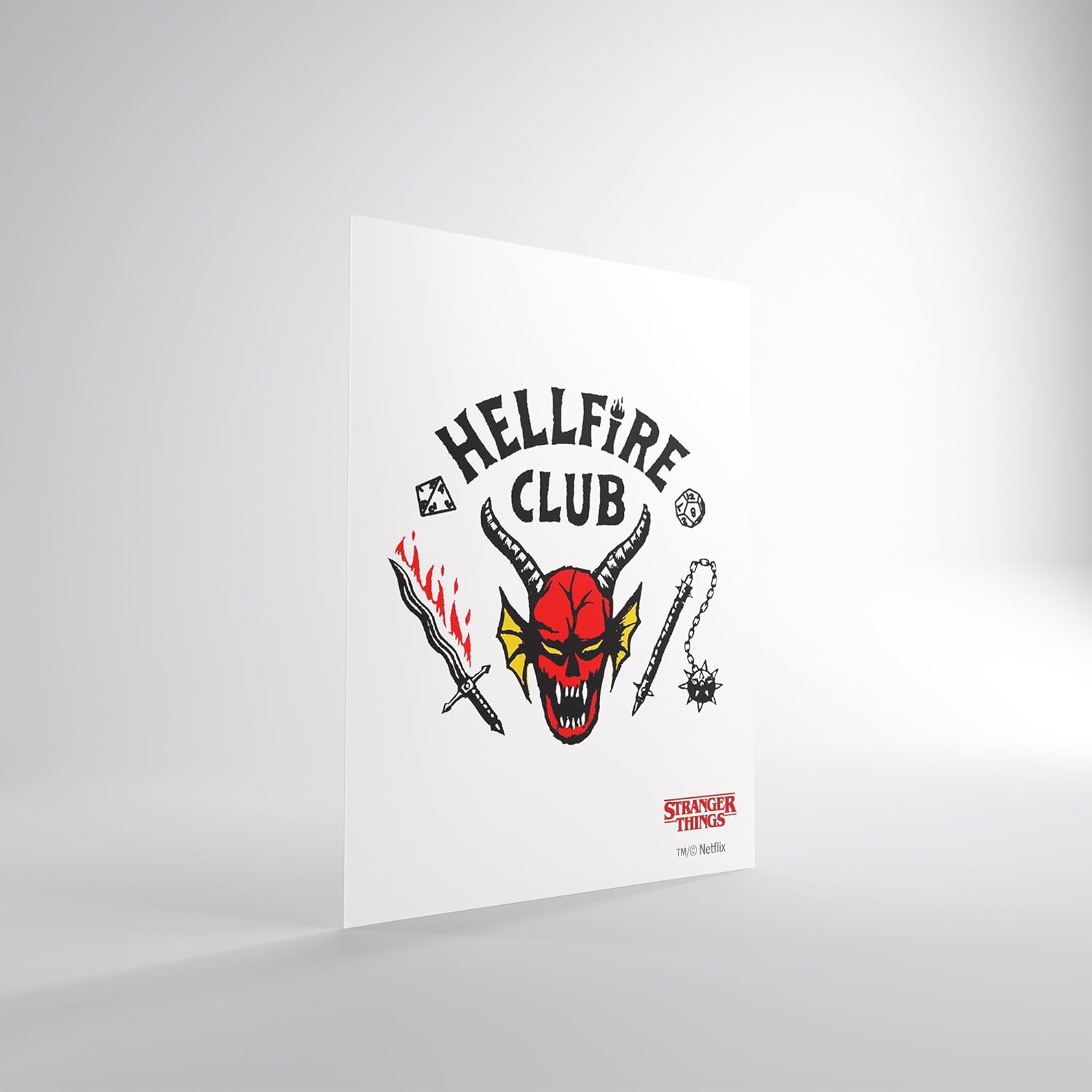 ggs15024ml- 50 Standard Size Sleeves - Stranger Things - Hellfire Club